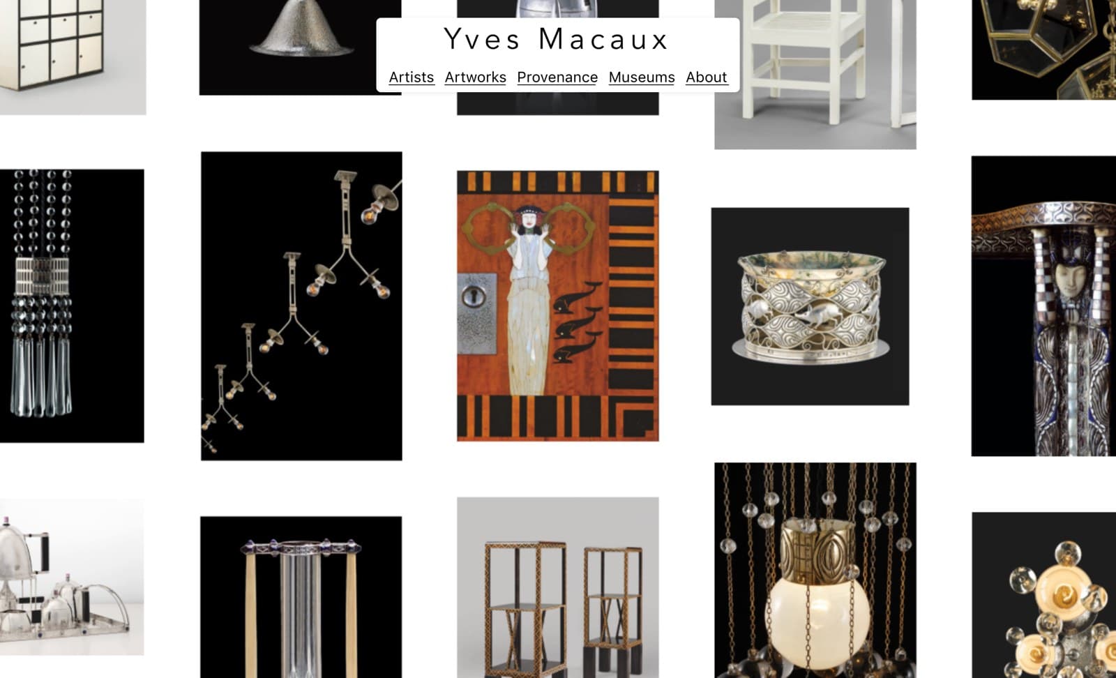 Yves Macaux Secessions — site preview