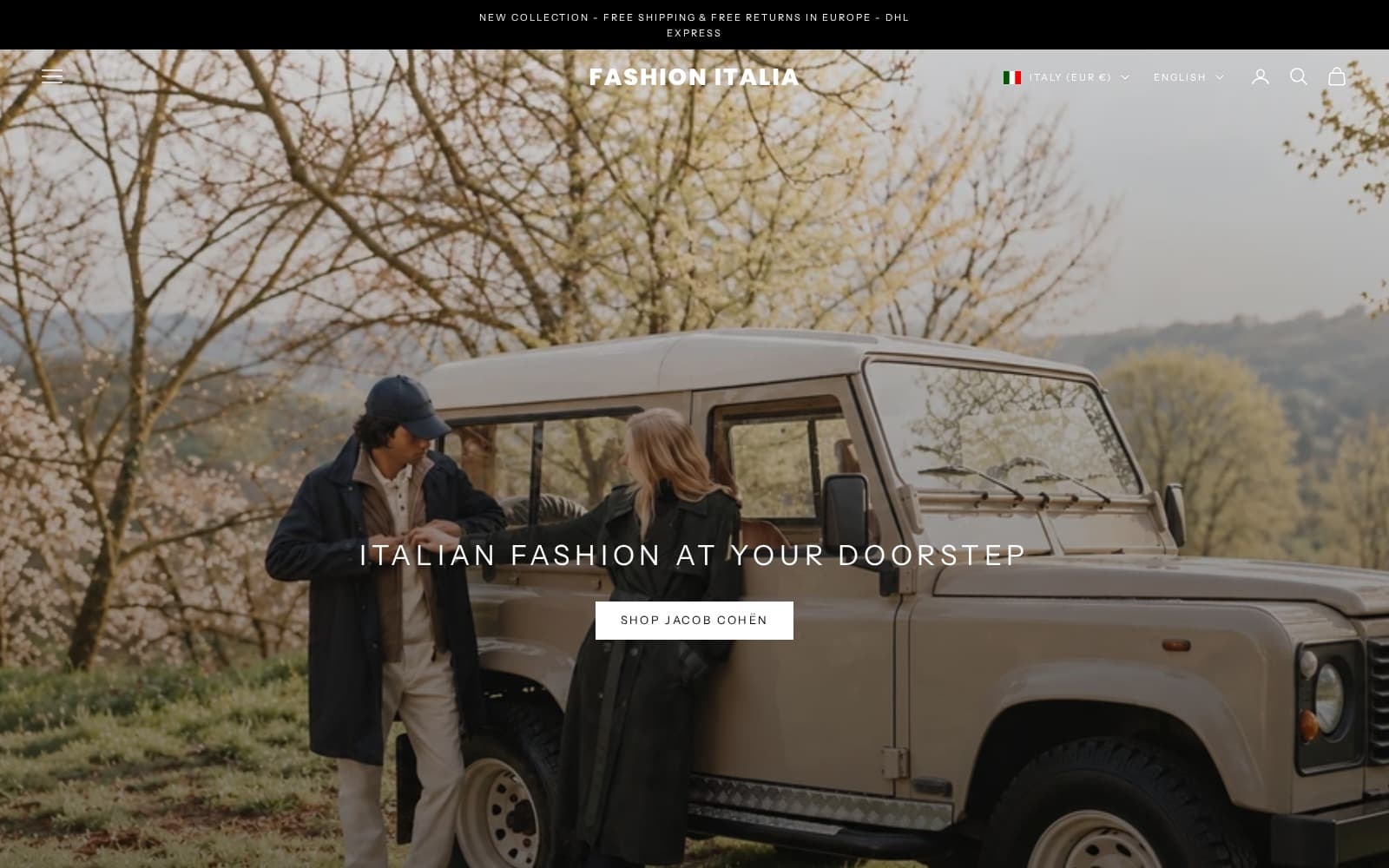 Fashion Italia — site preview