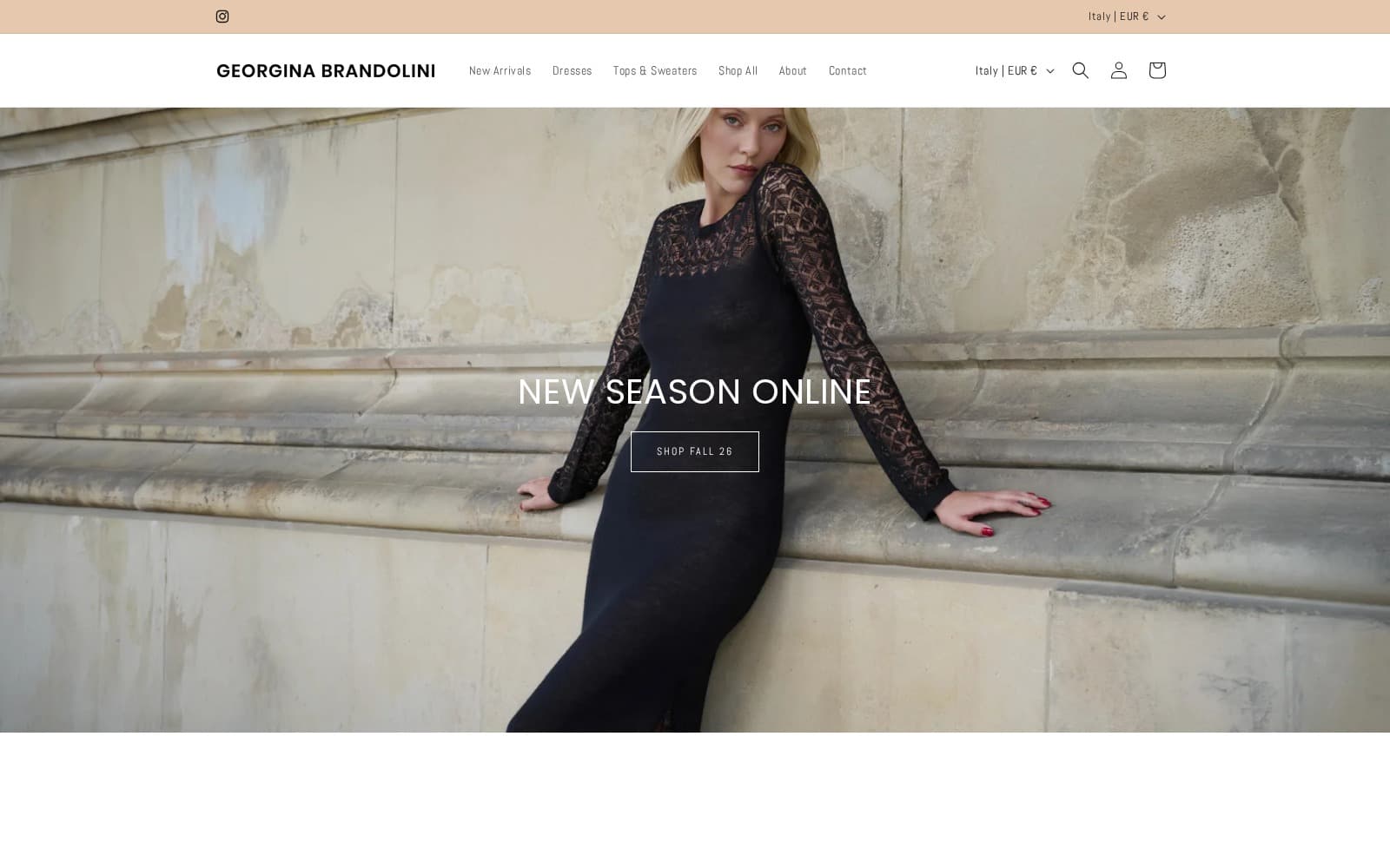 Georgina Brandolini — site preview